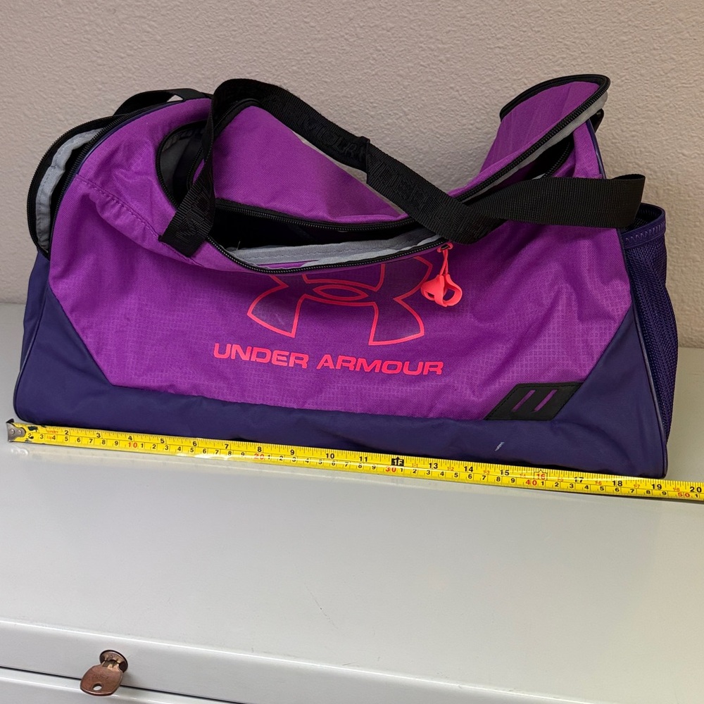 Under Armour Purple and Black Sports Bag - Picture 5 of 8